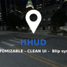 HUD mini map + blip system